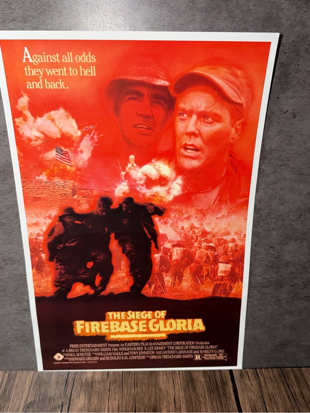 The Siege of Firebase Gloria Movie Poster Reprint 11x17" - Vietnam War Film